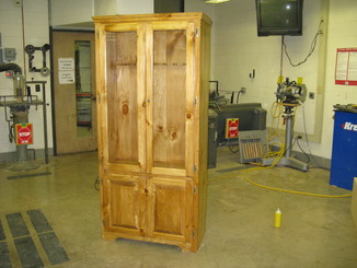 Woods IV White Pine Gun Cabinet 